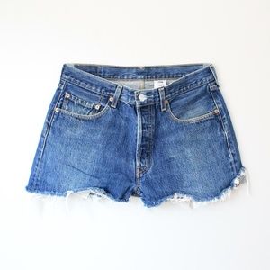 Levi's Vintage 90s Denim Cut Off Shorts Size 32